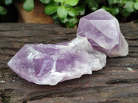 Polished Jacaranda Amethyst Quartz Crystals x 6 from Mumbwa, Zambia