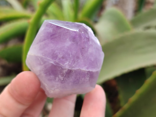 Polished Jacaranda Amethyst Quartz Crystals x 6 from Mumbwa, Zambia