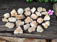 Natural Limonite Quartz Clusters x 70 From Solwezi, Zambia