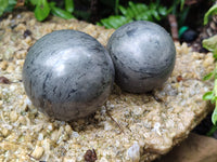 Polished Pharaoh Stone Spheres x 3 From Zimbabwe