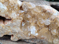 Natural Limonite Quartz Cluster x 1 From Solwezi, Zambia