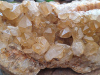 Natural Limonite Quartz Cluster x 1 From Solwezi, Zambia