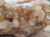 Natural Limonite Quartz Cluster x 1 From Solwezi, Zambia