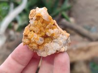 Natural Limonite Quartz Clusters x 24 From Solwezi, Zambia