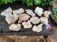 Natural Spirit Quartz Clusters x 12 From Boekenhouthoek, South Africa