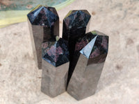 Polished Iolite Points x 4 From Ambatofinandrahana, Madagascar