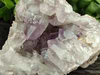 Natural Jacaranda Amethyst Quartz Cluster x 2 from Mumbwa, Zambia