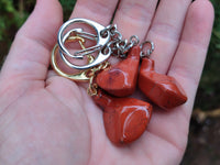 Polished Red Jasper Golf Driver Keyring - Sold Per Item - From South Africa