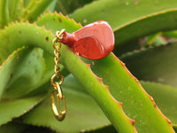 Polished Red Jasper Golf Driver Keyring - Sold Per Item - From South Africa