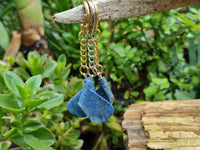 Hand Made Dumortierite Iron Golf Club Keyrings - sold per item - From Mozambique