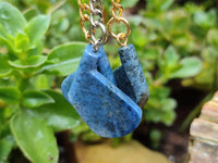 Hand Made Dumortierite Iron Golf Club Keyrings - sold per item - From Mozambique