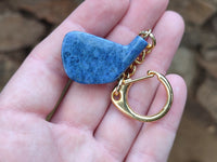 Hand Made Dumortierite Iron Golf Club Keyrings - sold per item - From Mozambique