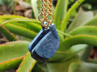 Hand Made Dumortierite Iron Golf Club Keyrings - sold per item - From Mozambique