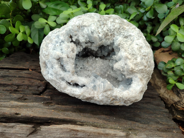 Natural Celestite Geode Specimen x 1 From Sakoany, Madagascar