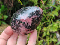 Polished Rhodonite Eggs x 4 From Madagascar