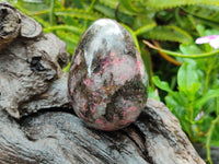 Polished Rhodonite Eggs x 4 From Madagascar