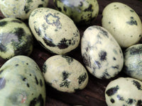 Polished Leopard Stone Gemstone Eggs x 12 From Zimbabwe