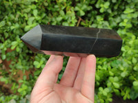 Polished Black Basalt Points x 3 From Antsirabe, Madagascar