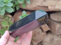 Polished Black Basalt Points x 3 From Antsirabe, Madagascar