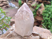 Natural Red Hematoid Quartz Clusters x 3 From Karoi, Zimbabwe