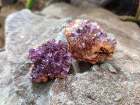 Natural Amethystos Amethyst Clusters x 36 From Kwaggafontein, South Africa