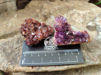 Natural Amethystos Amethyst Clusters x 36 From Kwaggafontein, South Africa