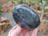 Polished Labradorite Standing Free Forms x 6 From Tulear, Madagascar