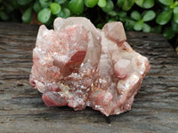 Natural Red Hematoid Quartz Clusters x 2 From Karoi, Zimbabwe