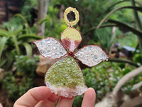 Hand Made Mixed Gemstone Christmas Decorations - sold per pack of 5 -  From South Africa