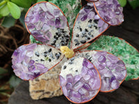 Hand Made Mixed Gemstone Bouquet of Lillies - sold per piece - From South Africa