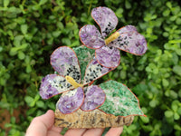 Hand Made Mixed Gemstone Bouquet of Lillies - sold per piece - From South Africa