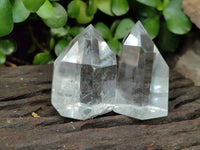 Polished Clear Quartz Points x 12 From Madagascar