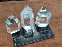 Polished Clear Quartz Points x 12 From Madagascar