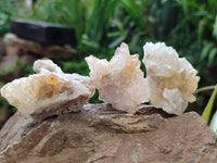 Natural Limonite Quartz Clusters x 35 From Solwezi, Zambia