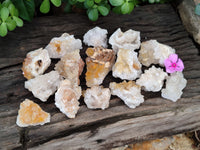 Natural Limonite Quartz Clusters x 35 From Solwezi, Zambia