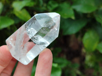 Polished Mixed Inclusion Window Quartz Crystals x 20 From Madagascar