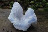 Natural Etched Blue Chalcedony Specimens x 3 From Nsanje, Malawi