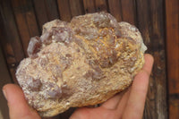 Natural Red Hematoid Quartz Cluster x 1 From Karoi, Zimbabwe