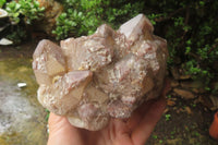 Natural Red Hematoid Quartz Cluster x 1 From Karoi, Zimbabwe