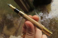 Polished Picture Stone Jasper Fountain Pen - Sold Per Item - From Namibia