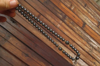 Polished Hematite & Gold Beaded Necklace - Sold Per Item - From Southern Africa