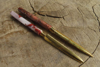 Polished Brecciated Jasper Letter Openers - Sold Per Item - From South Africa