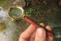 Polished Brecciated Jasper Magnifying Glass - Sold Per Item - From South Africa