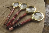 Polished Brecciated Jasper Magnifying Glass - Sold Per Item - From South Africa