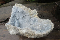 Natural Celestite Geode Specimen x 1 From Sakoany, Madagascar