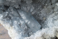 Natural Celestite Geode Specimen x 1 From Sakoany, Madagascar