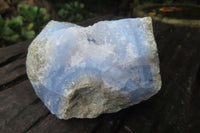 Natural Blue Lace Agate Geode Specimens x 12 From Malawi