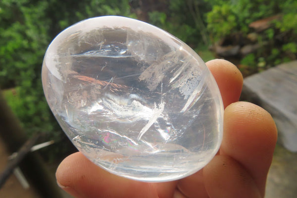 Polished Assortment Of Quartz Palm Stones x 12 From Madagascar