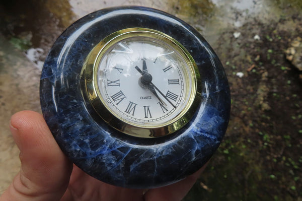 Polished Classic Sodalite Alarm Clock - sold per item - From Namibia