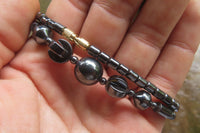 Polished Hematite Mixed Bead Chocker - Sold Per Item - From China